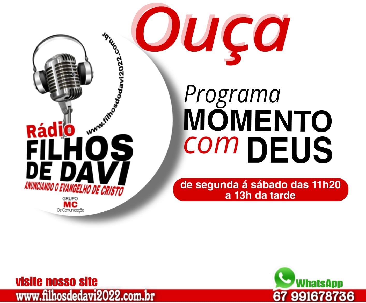 OUÇA O PROGRAMA MOMENTO COM DEUS